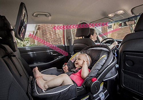 Shynerk Baby Car Mirror  Rear Facing Car Seat Mirror Safety for Infant Newborn  Baby Mirror with Wide Rearview & 360 Rotation  Shatterproof & Easy Assembled Crash Tested - Image 2